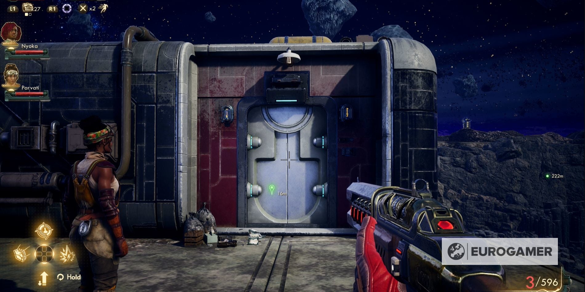 The Outer Worlds Weapons From the Void mission finding the